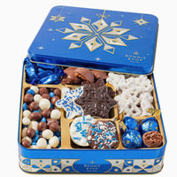 Blue Snowflake Holiday Tin
