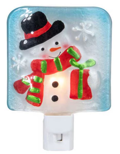 Snowman with Top Hat Night Light