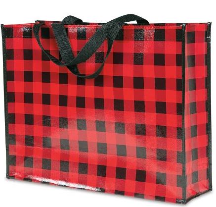 Buffalo Plaid Reusable Gift Bag XL