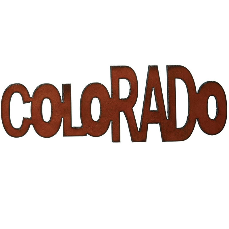 Rustic Iron coloRADo Sign