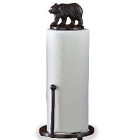 Black Bear Paper Towel Holder