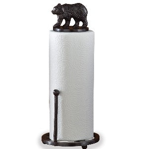 Black Bear Paper Towel Holder