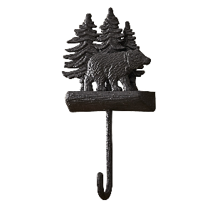 Cast Iron Hook - Bear in Trees
