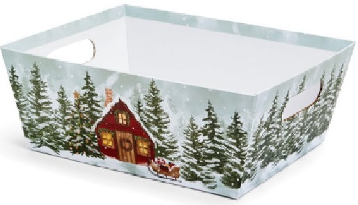 Christmas Cabin Market Tray