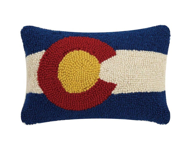 Colorado Flag Hook Pillow