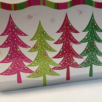 Festive Trees Basket Box - SMALL OR LARGE