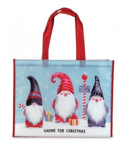 Gnome For Christmas Reusable Gift Bag XL