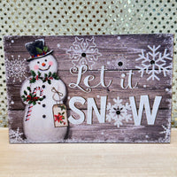 Snowman LED Block Decor (6 Styles)