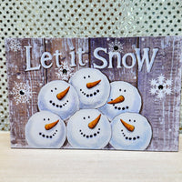 Snowman LED Block Decor (6 Styles)