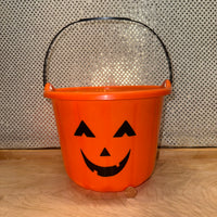 Pumpkin Face Trick-or-Treat Bucket or Basket