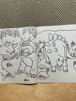 
              Dinosaurs Coloring Book with Stickers
            