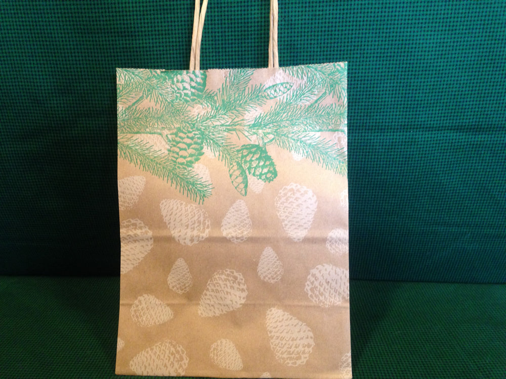 Pine Cone Small Gift Bag