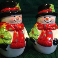 Holly Snowman S&P Set