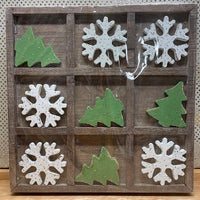 Snowflake Tree Tic Tac Toe