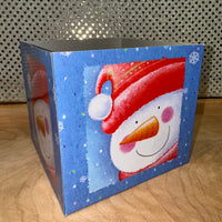 Snowman Face Basket Box - SMALL ONLY