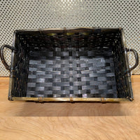 
              Rectangular Bamboo Basket - Fall Colors
            