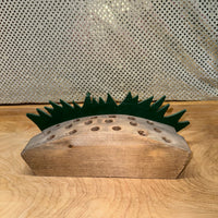 
              Wooden Grass Organizer Pen/Marker/Crayon Holder
            