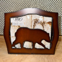 
              Rustic Iron Napkin Holder Bear
            