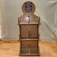 
              3-Tier Double-Sided Wooden Countertop Display Stand
            