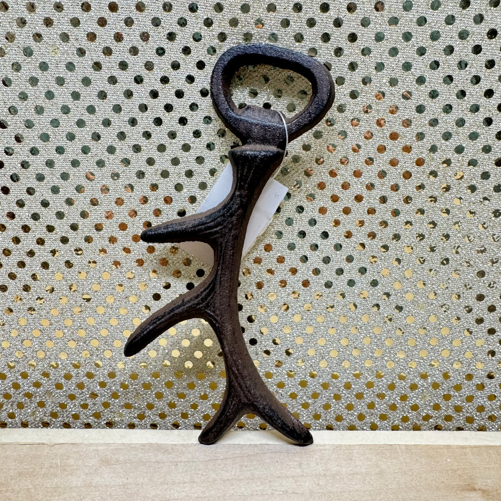 Cast Iron Antler Bottle Opener