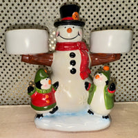 
              Yankee Candle Snowman with Votive Candles
            