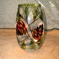 
              Pine Cones Lighted Vase - Medium
            