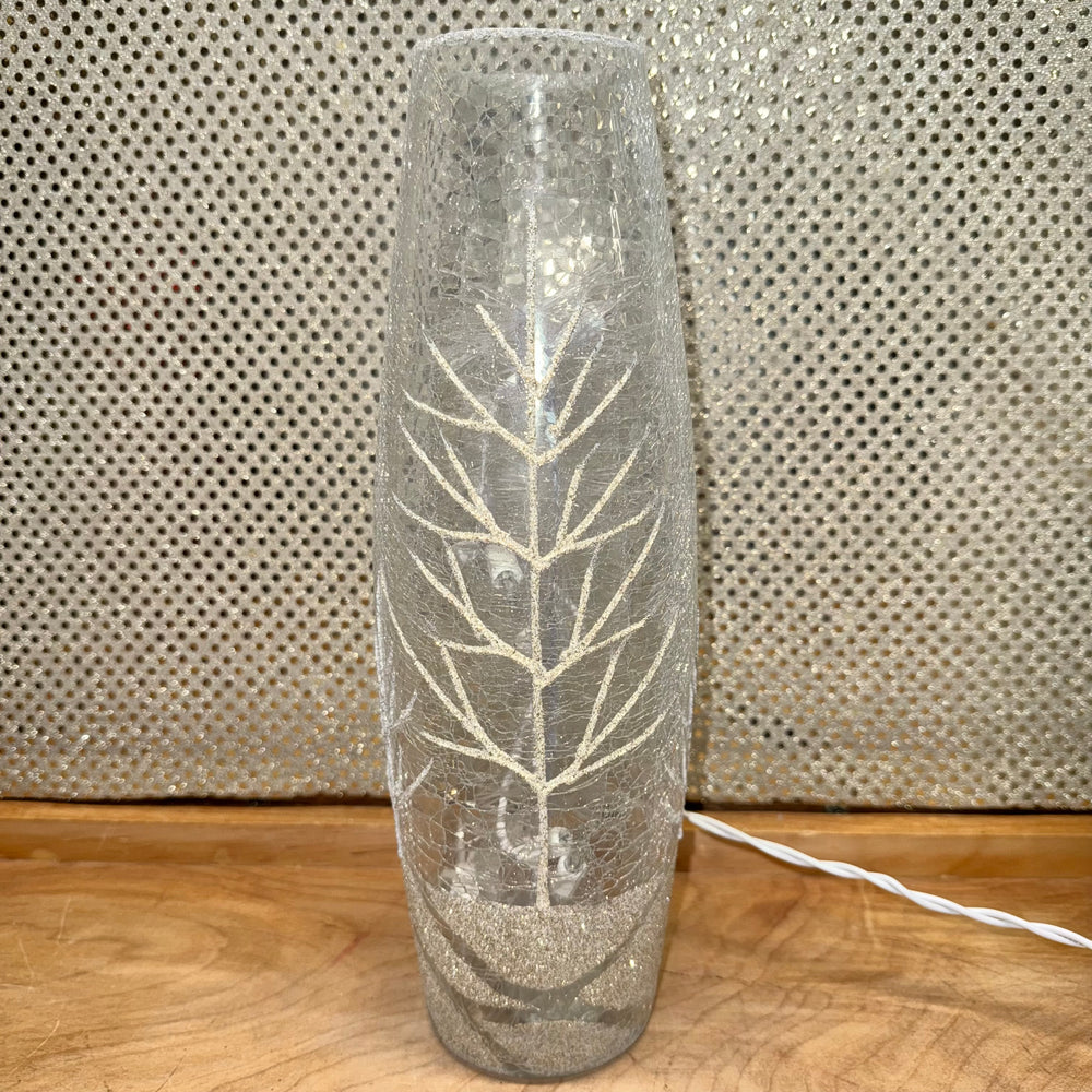 Trio of Trees Lighted Glass Vase (2 styles)