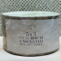 
              Birch Pillar Candle (3 varieties)
            