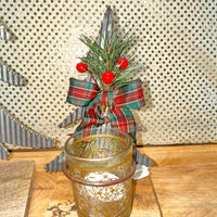 
              Tin Tree Votive Holder (2 sizes)
            