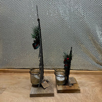 
              Tin Tree Votive Holder (2 sizes)
            