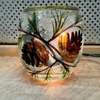 
              Pine Cones Lighted Jar - Small
            