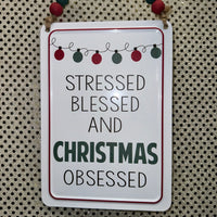 
              Funny Christmas Metal Sign (4 Styles)
            