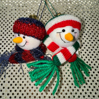 
              Snowman Ornament with Hat & Scarf
            