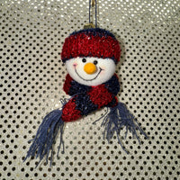 
              Snowman Ornament with Hat & Scarf
            