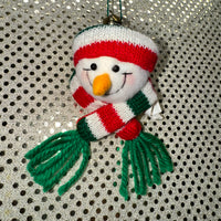 
              Snowman Ornament with Hat & Scarf
            