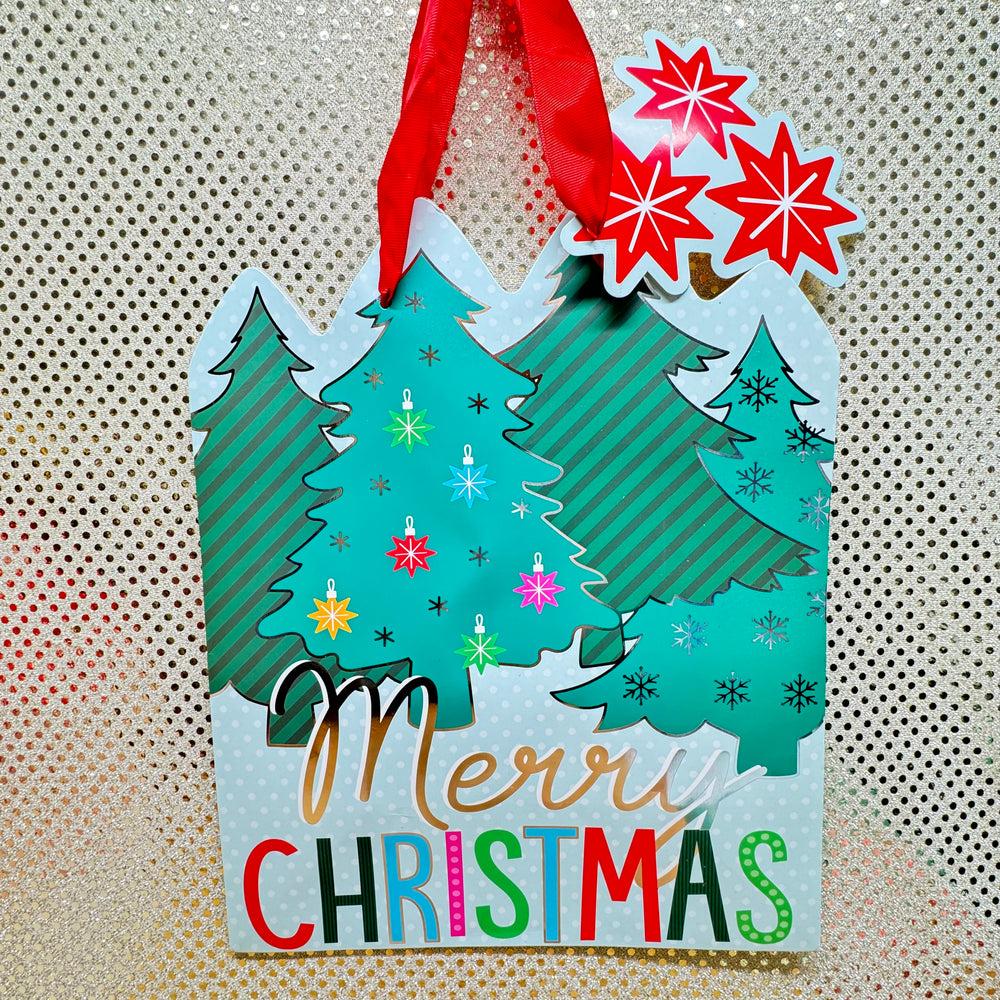 Merry Christmas Trees Gift Bag