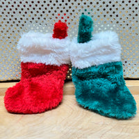 
              Mini Furry Christmas Stocking
            