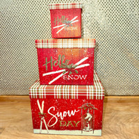 
              Winter Fun Snow Day Nested Boxes S/3
            