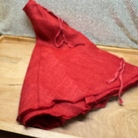 Red Burlap Tree Skirt 60"