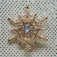 Snowflake Orn - Copper Shine