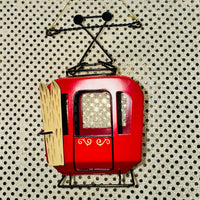 Gondola Ornament W/Skis