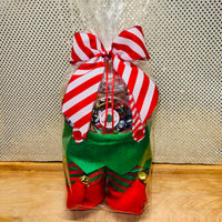 Holiday Felt Elf Pants Basket (Medium)