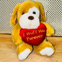 I Wuff You Forever Puppy Plush