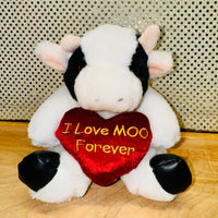 I Love Moo Forever Cow Plush