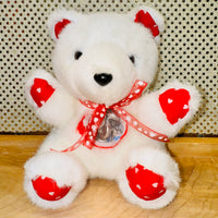 White Bear Plush w/ Hershey's kisses