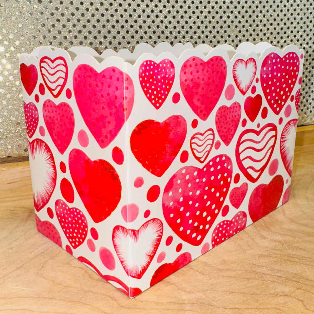 Valentine's Hot Pink Hearts Box - S