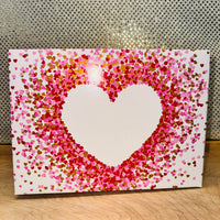 
              Valentine's Day Confetti Heart Box - L
            