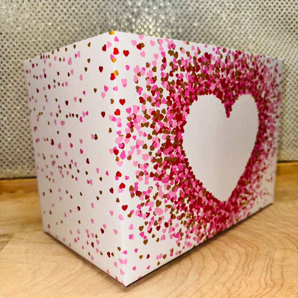 Valentine's Day Confetti Heart Box - L