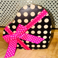 
              Hot Pink Ribbon Heart Candy Box
            