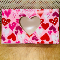 
              Chocolate Hearts Window Box L
            